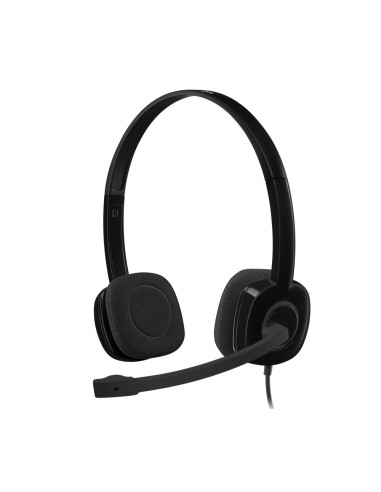 Logitech 981-000589 auricular y casco Auriculares Alámbrico Diadema Oficina/Centro de llamadas Negro