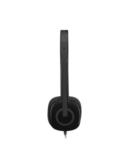 Logitech 981-000589 auricular y casco Auriculares Alámbrico Diadema Oficina/Centro de llamadas Negro