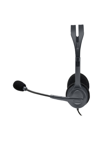 Logitech 981-000593 auricular y casco Auriculares Alámbrico Diadema Oficina/Centro de llamadas Negro