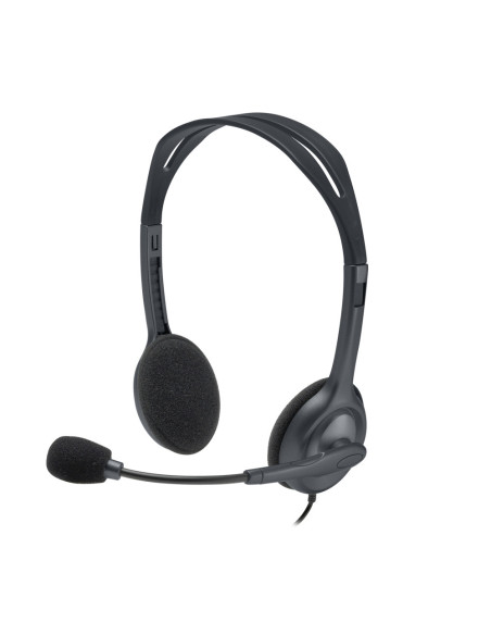 Logitech 981-000593 auricular y casco Auriculares Alámbrico Diadema Oficina/Centro de llamadas Negro