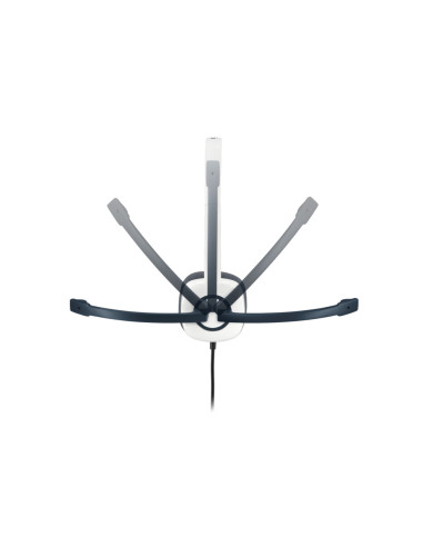 Logitech 981-000350 auricular y casco Auriculares Alámbrico Diadema Oficina/Centro de llamadas Blanco