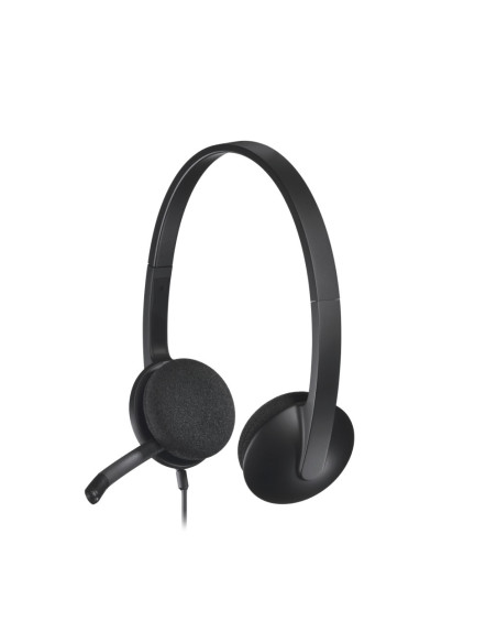 Logitech 981-000475 auricular y casco Auriculares Alámbrico Diadema Oficina/Centro de llamadas USB tipo A Negro
