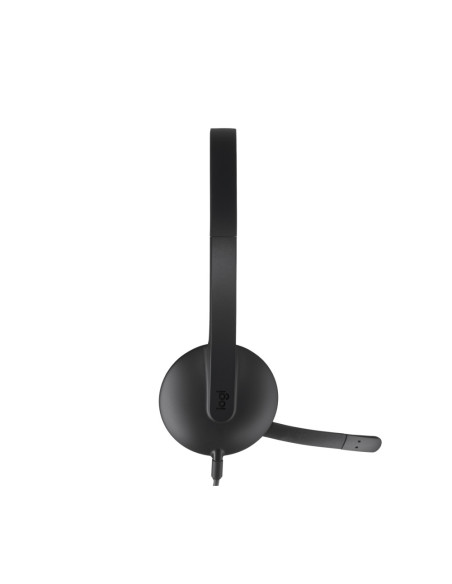 Logitech 981-000475 auricular y casco Auriculares Alámbrico Diadema Oficina/Centro de llamadas USB tipo A Negro