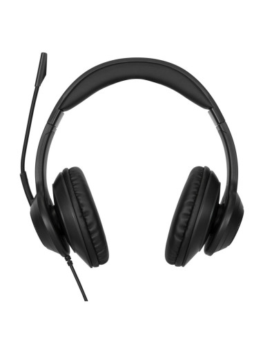 Targus AEH102GL auricular y casco Auriculares Alámbrico Diadema Llamadas/Música USB tipo A Negro