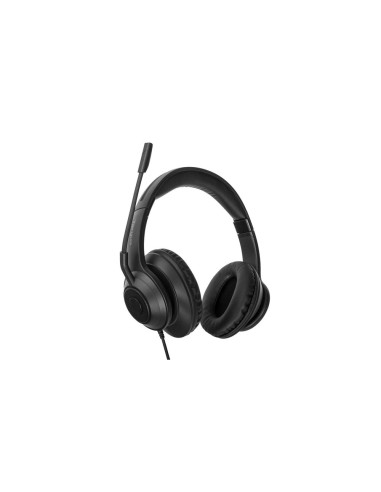 Targus AEH102GL auricular y casco Auriculares Alámbrico Diadema Llamadas/Música USB tipo A Negro