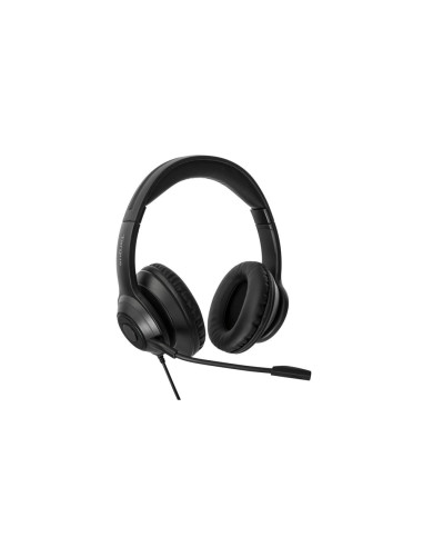 Targus AEH102GL auricular y casco Auriculares Alámbrico Diadema Llamadas/Música USB tipo A Negro