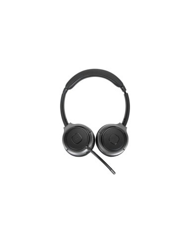 Targus AEH104GL auricular y casco Auriculares Inalámbrico y alámbrico Diadema Llamadas/Música USB Tipo C Bluetooth Negro