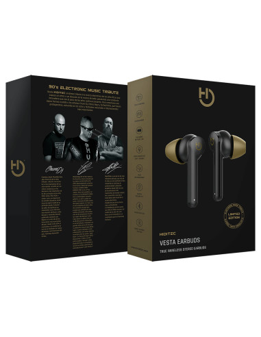 Hiditec VESTA LIMITED EDITION Auriculares Inalámbrico Dentro de oído Bluetooth Negro