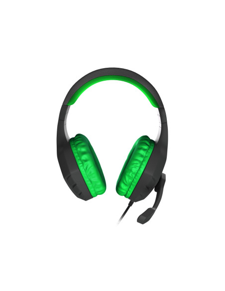 GENESIS Argon 200 Auriculares Alámbrico Diadema Juego Negro, Verde