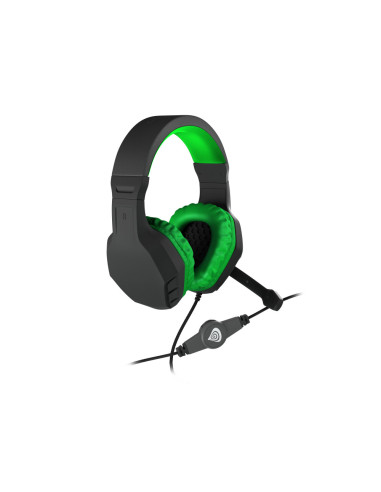 GENESIS Argon 200 Auriculares Alámbrico Diadema Juego Negro, Verde