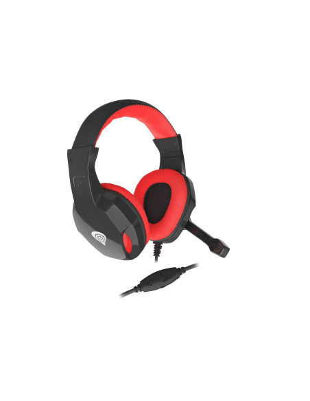 GENESIS Argon 110 Auriculares Alámbrico Diadema Juego Negro, Rojo