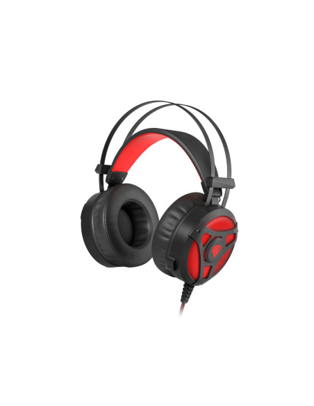 GENESIS Neon 360 Auriculares Alámbrico Diadema Juego Negro, Rojo
