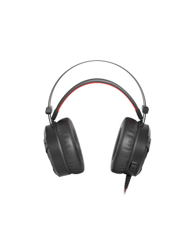 GENESIS Neon 360 Auriculares Alámbrico Diadema Juego Negro, Rojo