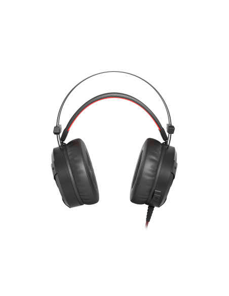 GENESIS Neon 360 Auriculares Alámbrico Diadema Juego Negro, Rojo