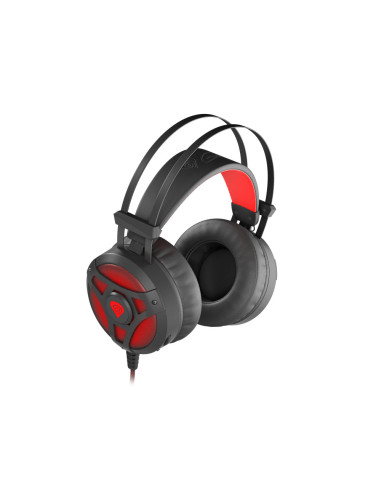GENESIS Neon 360 Auriculares Alámbrico Diadema Juego Negro, Rojo