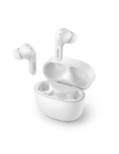 Philips 2000 series TAT2206WT/00 auricular y casco Auriculares True Wireless Stereo (TWS) Dentro de oído Llamadas/Música Bluetoo