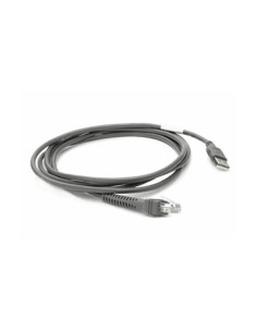 Zebra CBA-U21-S07ZBR cable de serie Negro 2,1 m USB EAS