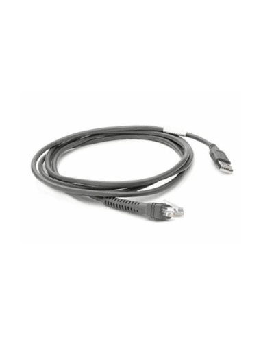 Zebra CBA-U21-S07ZBR cable de serie Negro 2,1 m USB EAS
