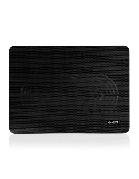 Ewent EW1256 almohadilla fría 43,2 cm (17") 1000 RPM Negro