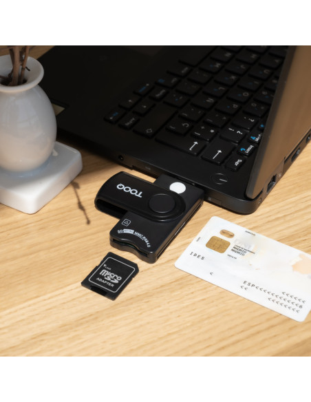 TooQ TQR-3012B lector de tarjeta inteligente USB 2.0