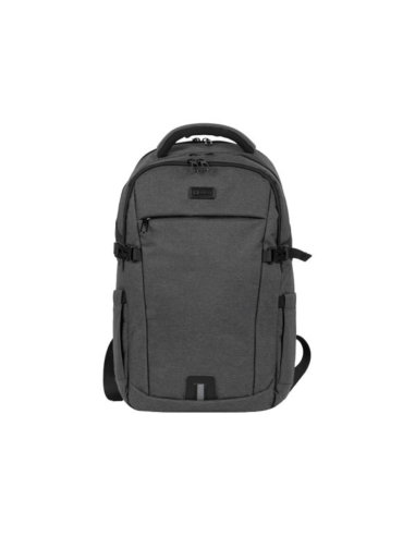 NATEC NTO-2226 mochila City backpack Negro, Gris Poliéster