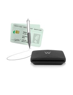 Ewent EW1052 lector de tarjeta inteligente USB USB 2.0 Negro 2