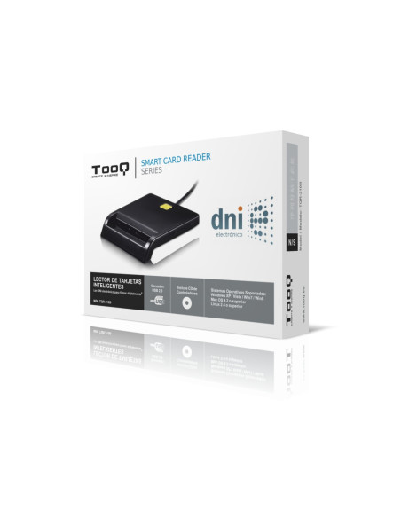 TooQ TQR-210B lector de tarjeta inteligente Interior