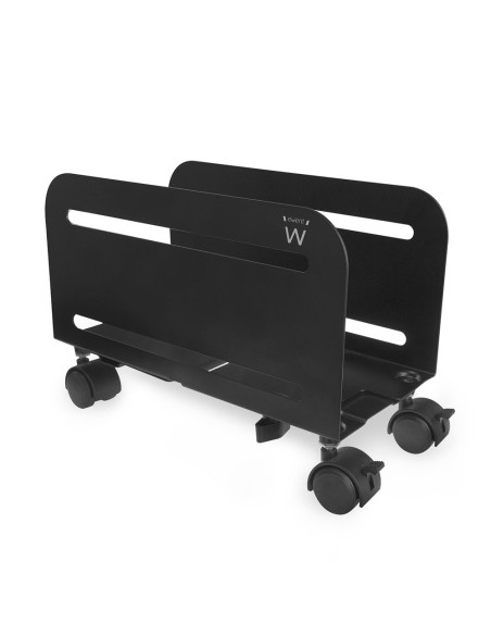 Ewent EW1291 soporte de CPU Carro para equipo informático Negro