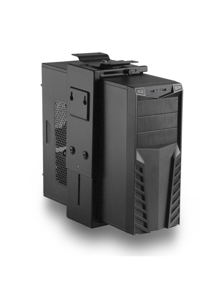 Ewent EW1293 soporte de CPU Soporte para instalación de CPU bajo mesa Negro