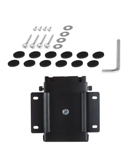 Ewent EW1293 soporte de CPU Soporte para instalación de CPU bajo mesa Negro