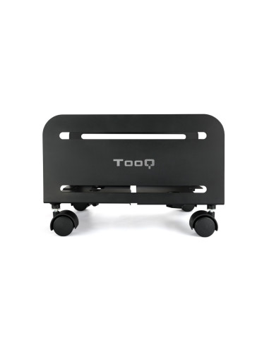 TooQ Soporte metálico para CPU de suelo con ruedas