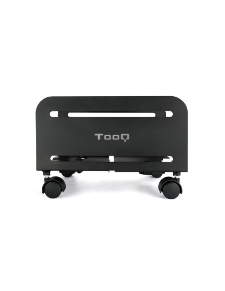 TooQ Soporte metálico para CPU de suelo con ruedas