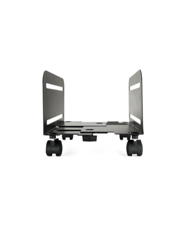TooQ Soporte metálico para CPU de suelo con ruedas