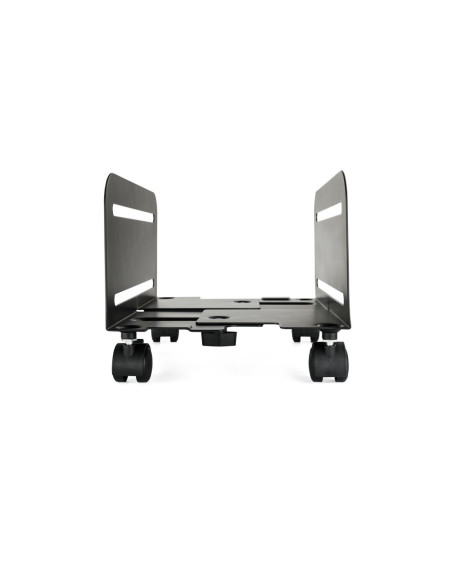 TooQ Soporte metálico para CPU de suelo con ruedas
