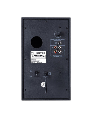 Hiditec H400 conjunto de altavoces 40 W Universal Negro 2.1 canales Bluetooth