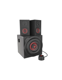 GENESIS Helium 610BT conjunto de altavoces 60 W PC/ordenador portátil Negro, Rojo 2.1 canales De 2 vías 30 W Bluetooth 2
