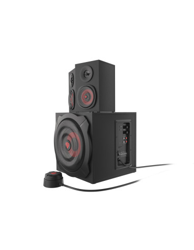 GENESIS Helium 610BT conjunto de altavoces 60 W PC/ordenador portátil Negro, Rojo 2.1 canales De 2 vías 30 W Bluetooth