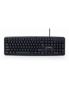 Gembird KB-U-103-PT teclado Oficina USB Portugués Negro