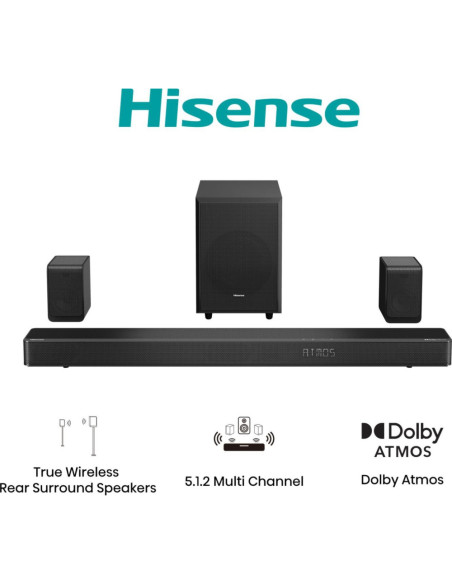 Hisense AX5125H Negro 5.1.2 canales 500 W
