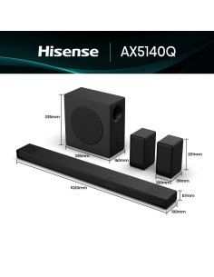 Hisense AX5140Q Negro 5.1.4 canales 600 W 2