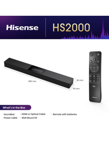 Hisense HS2000 2.1 canales 240 W
