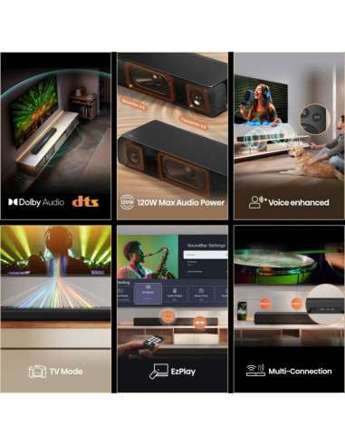 Hisense HS1000 Negro 2.0 canales 120 W