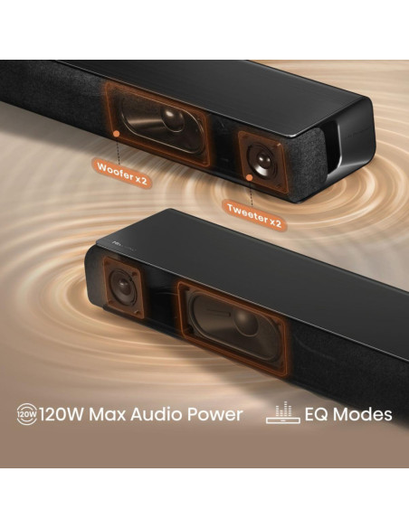 Hisense HS1000 Negro 2.0 canales 120 W