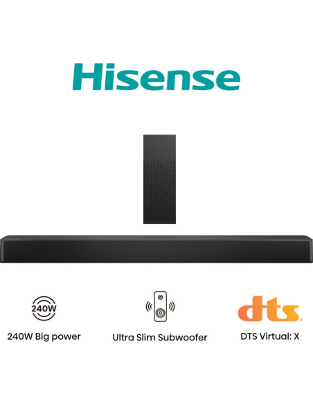 Hisense HS2100 Negro 2.1 canales 240 W