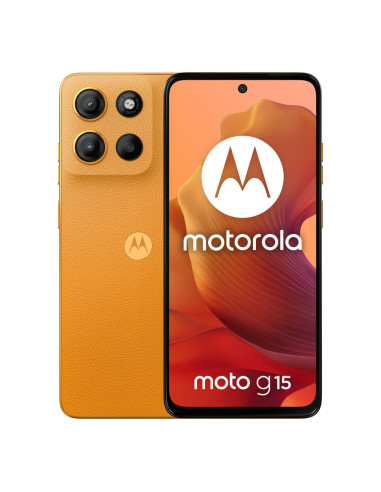 Motorola moto g15 17,1 cm (6.72") SIM doble Android 15 4G USB Tipo C 8 GB 128 GB 5200 mAh Naranja