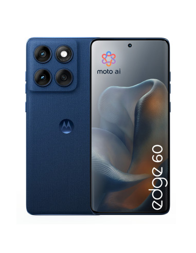 Motorola edge 60 16,9 cm (6.67") SIM doble Android 15 5G USB Tipo C 12 GB 512 GB 5200 mAh Azul