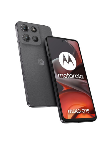 Motorola moto g15 17,1 cm (6.72") SIM doble Android 15 4G USB Tipo C 8 GB 512 GB 5200 mAh Gris