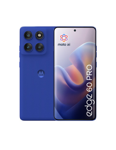Motorola edge 60 pro 16,9 cm (6.67") SIM doble Android 15 5G USB Tipo C 12 GB 512 GB 6000 mAh Azul
