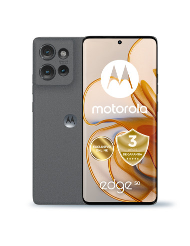 Motorola edge 50 16,9 cm (6.67") SIM doble Android 14 5G USB Tipo C 12 GB 512 GB 5000 mAh Gris