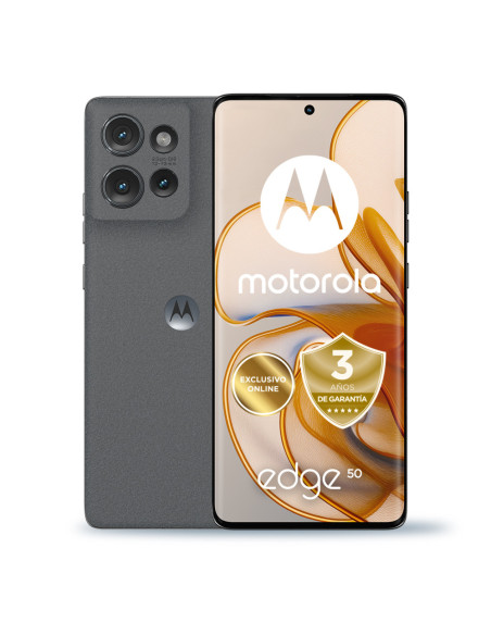 Motorola edge 50 16,9 cm (6.67") SIM doble Android 14 5G USB Tipo C 12 GB 512 GB 5000 mAh Gris